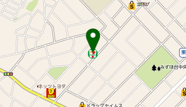 ChargeSPOT セブン-イレブン 富士見東みずほ台3丁目店の地図画像