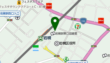 ChargeSPOT セブン-イレブン 岩槻駅東口店の地図画像
