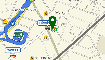 ChargeSPOT セブン-イレブン 八潮大瀬北店の地図画像