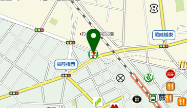 ChargeSPOT セブン-イレブン 蕨北町1丁目店の地図画像