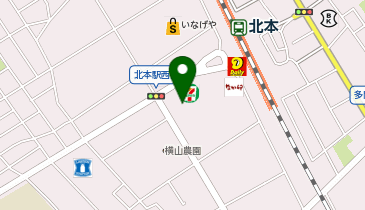 ChargeSPOT セブン-イレブン 北本駅西口店の地図画像