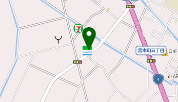 CHARGESPOT(チャージスポット)ファミリーマート 越谷谷中通り店の地図画像