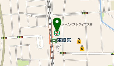 ChargeSPOT セブン-イレブン 久喜東鷲宮駅前店の地図画像