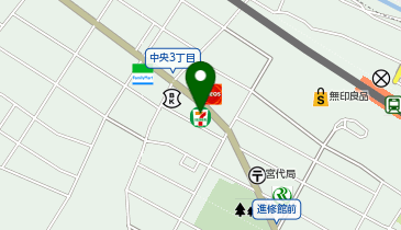 ChargeSPOT セブン-イレブン 宮代中央店の地図画像