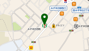 ChargeSPOT セブン-イレブン みずほ台店の地図画像