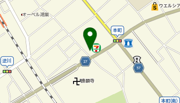 ChargeSPOT セブン-イレブン 鴻巣本町5丁目店の地図画像