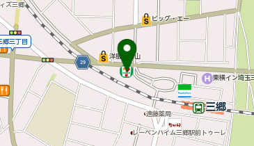 ChargeSPOT セブン-イレブン 三郷駅北口店の地図画像