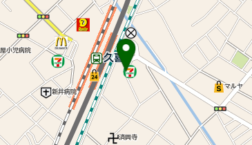 ChargeSPOT セブン-イレブン 久喜駅東口店の地図画像