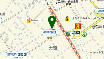 ChargeSPOT セブン-イレブン 鴻巣駅西口店の地図画像