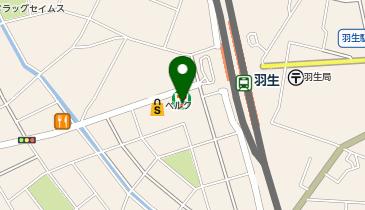 ChargeSPOT セブン-イレブン 羽生駅西口店の地図画像