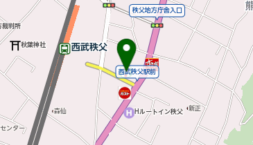 ChargeSPOT セブン-イレブン 西武秩父駅前店の地図画像