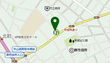 ChargeSPOT セブン-イレブン 蕨市役所通り店の地図画像