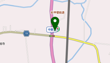 ChargeSPOT セブン-イレブン 長瀞中野上店の地図画像