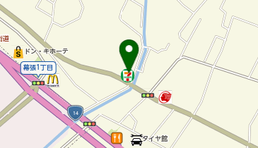 ChargeSPOT セブン-イレブン 幕張店の地図画像