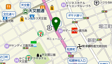 CHARGESPOT(チャージスポット)Puku Puku 天文館店の地図画像