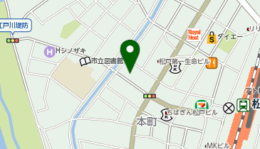 ChargeSPOT セブン-イレブン 松戸本町店の地図画像