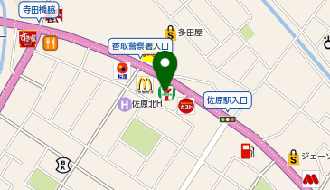ChargeSPOT セブン-イレブン 佐原北店の地図画像