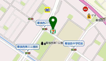 ChargeSPOT セブン-イレブン 幕張西店の地図画像