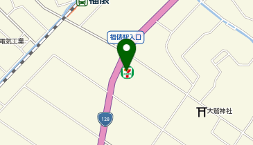 ChargeSPOT セブン-イレブン 東金福俵店の地図画像