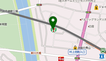 ChargeSPOT セブン-イレブン 八千代新川通り店の地図画像
