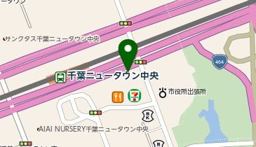 ChargeSPOT セブン-イレブン 印西中央南店の地図画像
