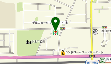 ChargeSPOT セブン-イレブン 白井大山口店の地図画像