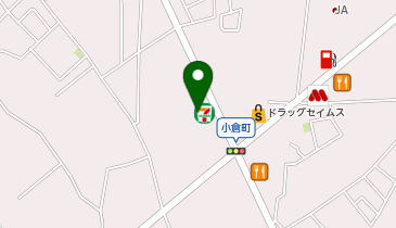 ChargeSPOT セブン-イレブン 千葉小倉南店の地図画像