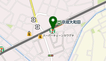 ChargeSPOT セブン-イレブン 京成大和田駅前店の地図画像
