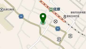 ChargeSPOT セブン-イレブン 香取市佐原駅前店の地図画像
