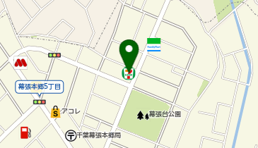 ChargeSPOT セブン-イレブン 千葉幕張本郷7丁目店の地図画像
