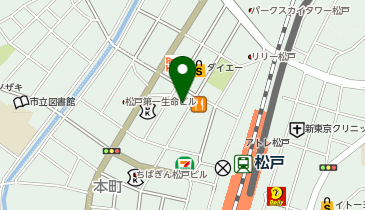 ChargeSPOT セブン-イレブン 松戸高砂通り店の地図画像