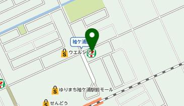 ChargeSPOT セブン-イレブン 袖ケ浦駅北口店の地図画像