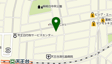 ChargeSPOT セブン-イレブン 我孫子柴崎台1丁目店の地図画像