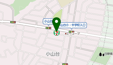 ChargeSPOT セブン-イレブン 横浜栄小山台2丁目店の地図画像
