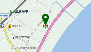 ChargeSPOT セブン-イレブン 三浦海岸店の地図画像