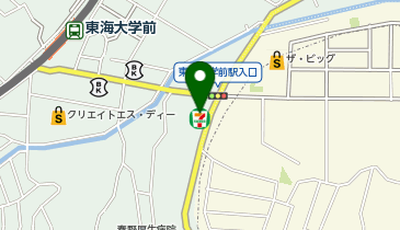 ChargeSPOT セブン-イレブン 秦野東海大学前駅入口店の地図画像