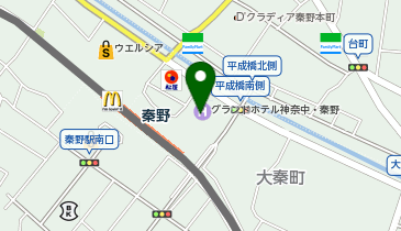 ChargeSPOT セブン-イレブン 秦野駅北口店の地図画像