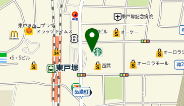 ChargeSPOT セブン-イレブン 東戸塚西武S.C店の地図画像