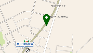 ChargeSPOT セブン-イレブン 神奈川中井町店の地図画像