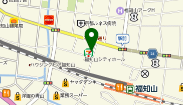 ChargeSPOT セブン-イレブン 福知山駅前町店の地図画像