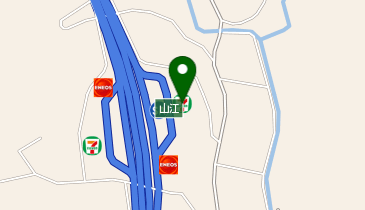 ChargeSPOT セブン-イレブン 九州道山江SA下り店の地図画像