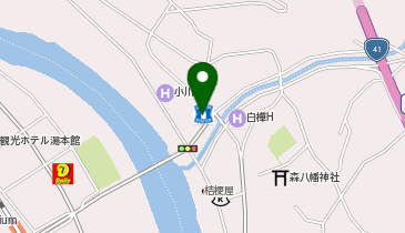 CHARGESPOT(チャージスポット)ローソン 下呂温泉店の地図画像