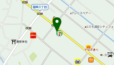 ChargeSPOT セブン-イレブン 浦安猫実2丁目店の地図画像