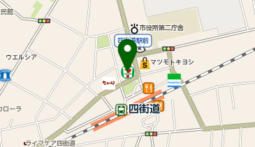 ChargeSPOT セブン-イレブン 四街道一丁目店の地図画像
