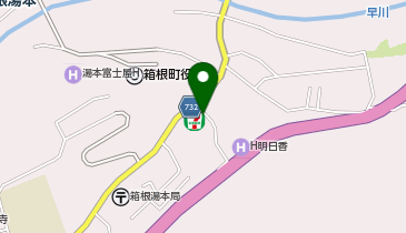 ChargeSPOT セブン-イレブン 箱根湯本店の地図画像