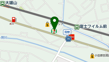 ChargeSPOT セブン-イレブン 南足柄関本店の地図画像