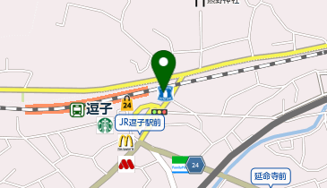 ChargeSPOT ローソン LTFJR逗子駅前店の地図画像