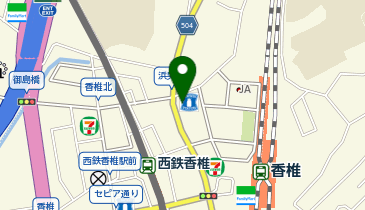 ChargeSPOT ローソン 福岡香椎駅前店の地図画像