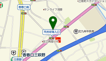 ChargeSPOT ローソン 小倉江南町西店の地図画像
