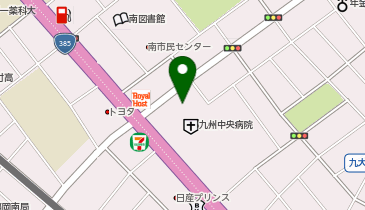 ChargeSPOT セブン-イレブン 九州中央病院店の地図画像